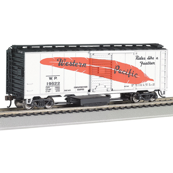 Bachmann 16322 Track Cleaning 40' Boxcar - Western Pacific™ #19522 (Feather) HO Scale
