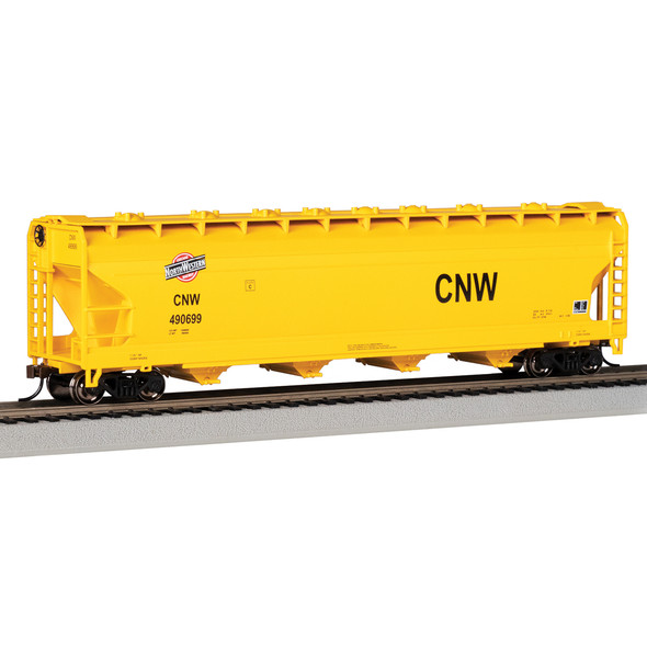Bachmann 17559 56' ACF Center-Flow Hopper Chicago & North Western #490699 HO Scale