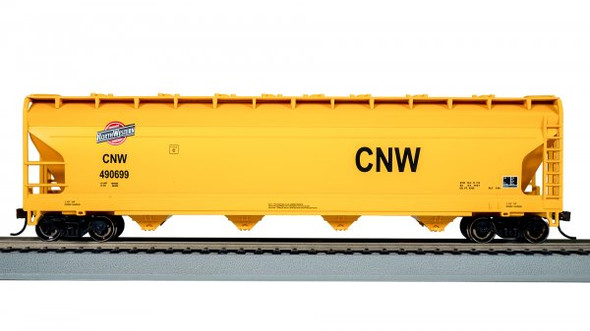 Bachmann 17559 56' ACF Center-Flow Hopper Chicago & North Western #490699 HO Scale