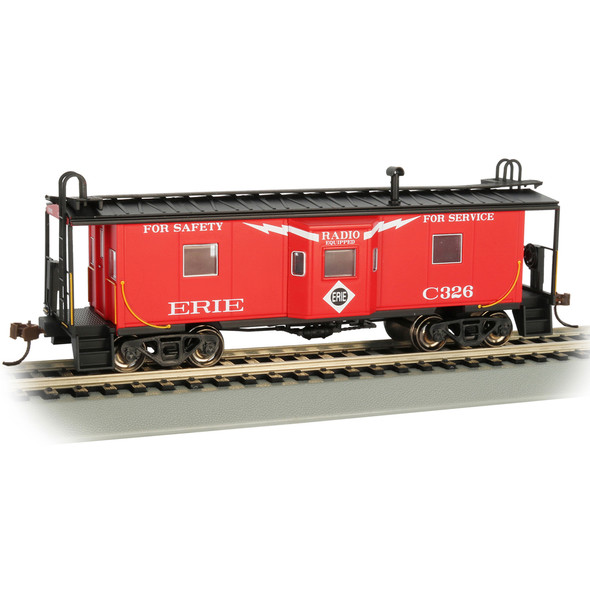 Bachmann 73203 Erie - Bay Window w/ Roof Walk Caboose HO Scale
