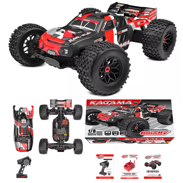 Corally C-00274-R 1/8 KAGAMA XP RTR Brushless Power 6S 4WD Monster Truck Red