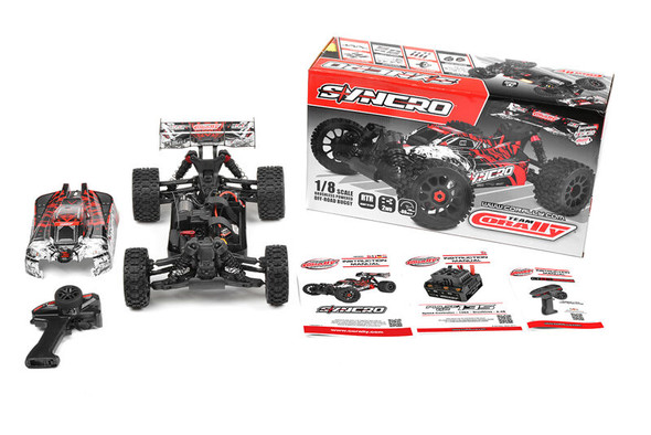 Corally C-00289-R 1/8 SYNCRO - 2WD - RTR - Brushless Power 3-4S Buggy Red