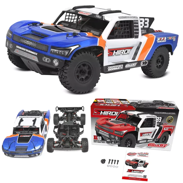 Corally C-00478-B 1/8 SHIROI XP 6S Roller Brushless 4WD Short Course Truck Blue