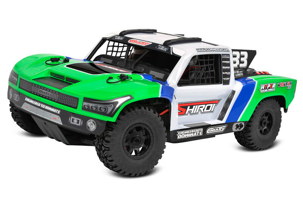 Corally C-00478-G 1/8 SHIROI XP 6S Roller Brushless 4WD Short Course Truck Green