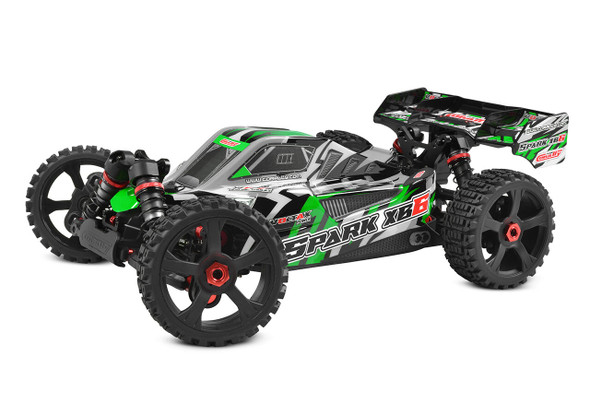 Corally C-00485-G 1/8 SPARK XB-6 - Roller 4WD Buggy Green - No Electronics