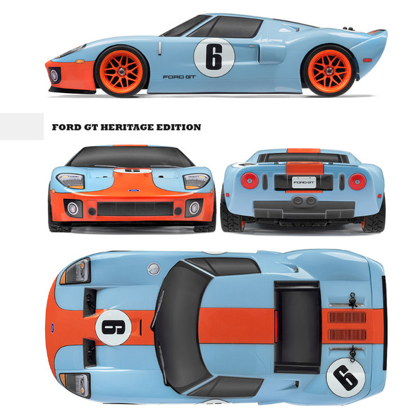 HPI 120098 1/10 RS4 Sport 3 Flux Ford GT 4WD Heritage Edition Body