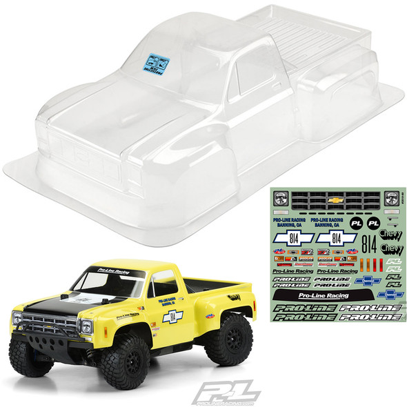 Pro-Line 3510-00 1978 Chevy C-10 Race Truck Clear Body : Slash 2WD / 4X4 / SC10