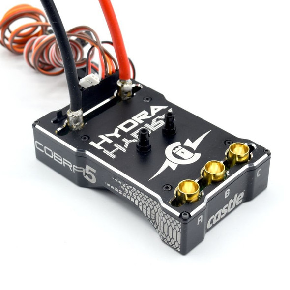 Castle Creations HYDRA COBRA 5, 8S, 33.6V Marine ESC, 20A PEAK BEC 010-0182-00
