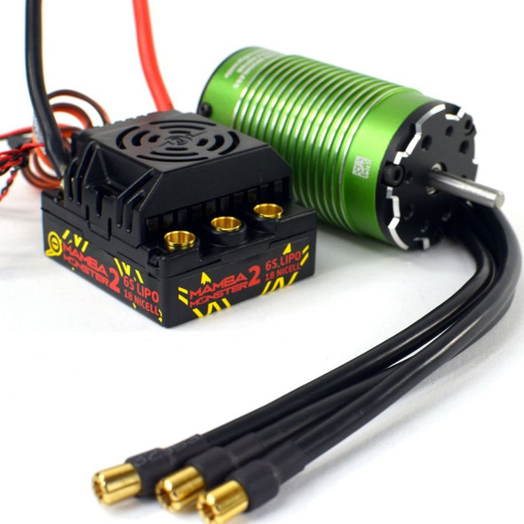 Castle Creations Mamba Monster 2 25.2V Wp ESC w/ 2650Kv V2 Sensored Motor 010-0108-06