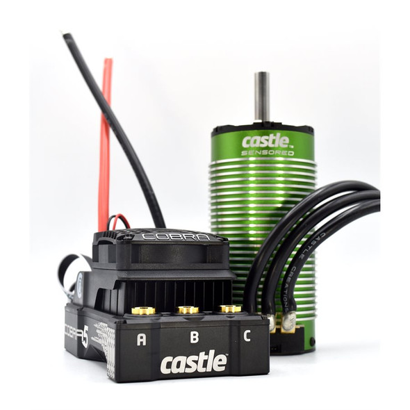 Castle Creations Cobra 5 ESC 8S Max 33.6V, 20A Peak BEC w/ 2028-800kv Sensored Motor 010-0179-01