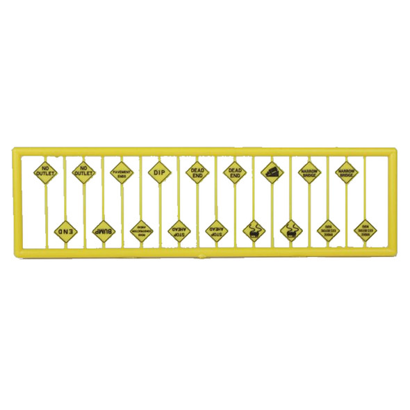 Tichy Train Group 2618 Written Warning Signs (18) N Scale