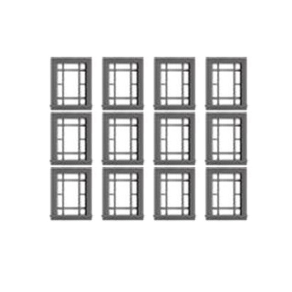 Tichy Train Group 8304 Victorian Attic Window w/ Precut Glazing (12) HO Scale