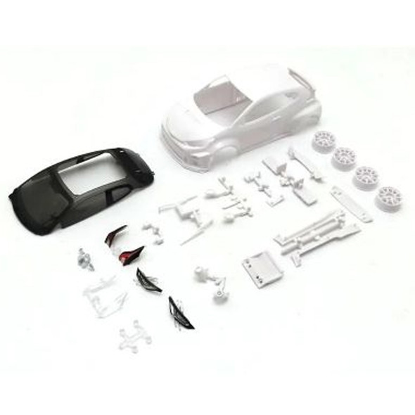 Kyosho MZN218 Toyota GRMN YARIS CIRCUIT PACKAGE White Body Set w/Rim for AWD
