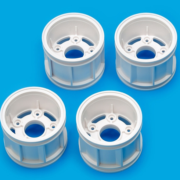 Tamiya 51618  RC WR-02CB T Parts Wheel Rims White (4Pcs)