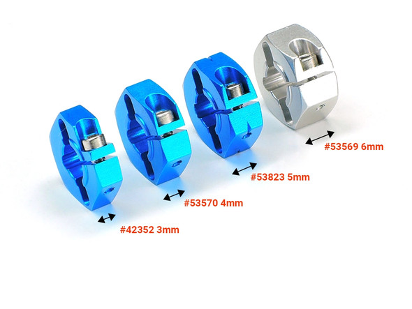 Tamiya 53823 RC Clamp Type Aluminum Wheel Hub (5mm Thick)