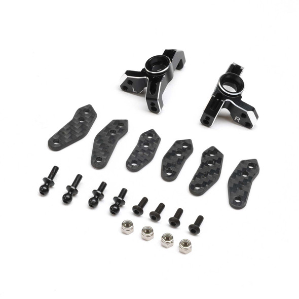 Losi TLR-1062 Aluminum Spindle Set Black for 22S Sprint