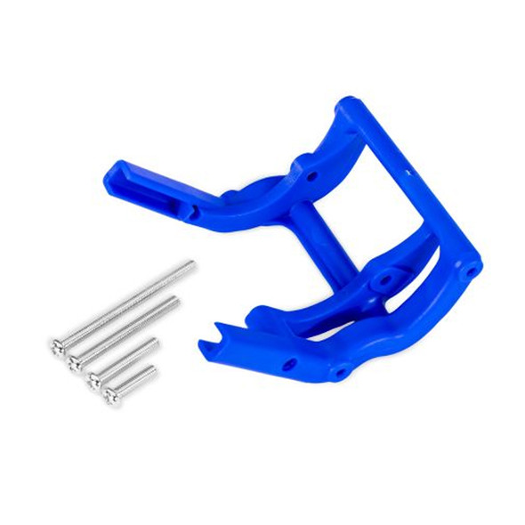 Traxxas 3677-BLUE Wheelie Bar Mount & Screws for 2WD Stampede/Rustler