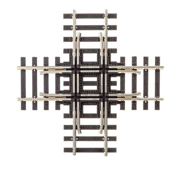Walthers 948-83090 Nickel Silver Code 83 90-Degree Crossing Track - HO Scale