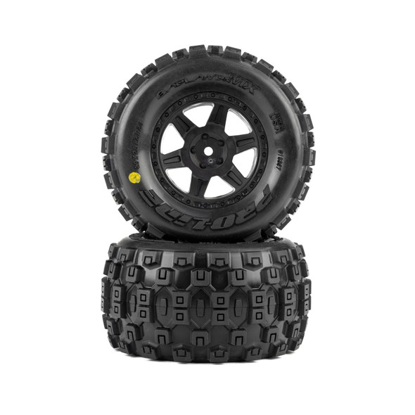 Pro-Line PRO1035710 1/16 Badlands MX MTD 2.0 12mm Tires/Wheels (2): Mini Maxx