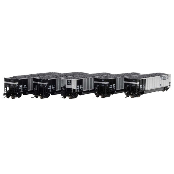 Athearn ATH25067 Bethgon Coalporter w/ Load - BNSF #1 (5-Pack) N Scale