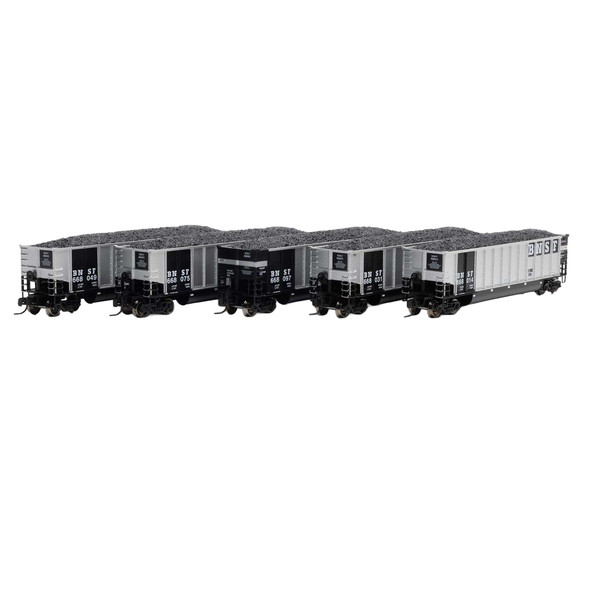 Athearn ATH25069 Bethgon Coalporter w/ Load - BNSF #3 (5-Pack) N Scale