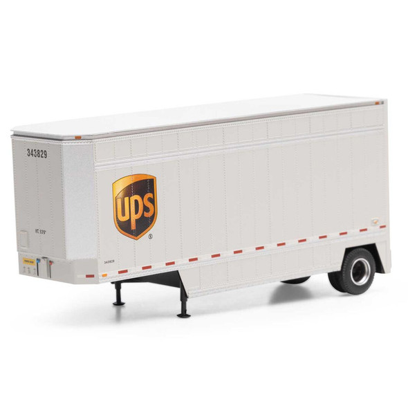 Athearn ATH90211 28' Drop Sill Parcel Trailer UPS RTR w/ Shield #343829 N Scale