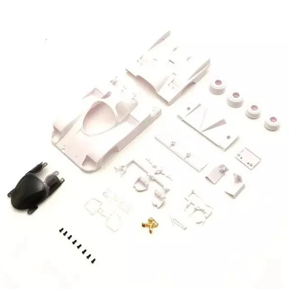Kyosho MZN233 Porsche 962 C Coupe White Body Set w/Wheels for Mini-Z RWD