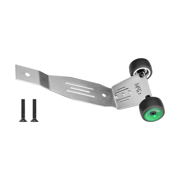 GPM Stainless Steel Bearing Wheelie Bar Green for TRAXXAS Mini Slash / Mini Rally