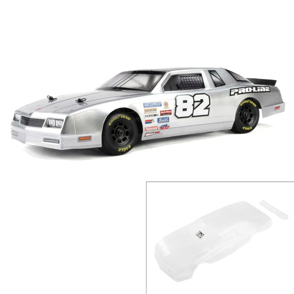 Pro-Line PRO370817 1/12 Pre-Cut 1986 Chevy Monte Carlo Clear Body: Losi NASCAR