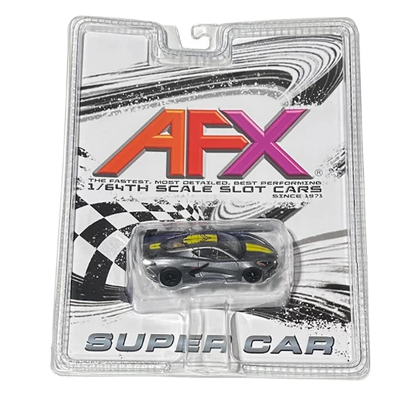 AFX 22107 Mega-G+ Corvette C8 Hypersonic Grey 2022 HO Slot Car