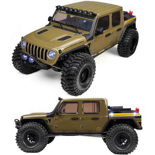 Axial AXI-2443T2 1/10 Axial SCX10 III Waypoint Jeep JT Gladiator Rock Crawler Green