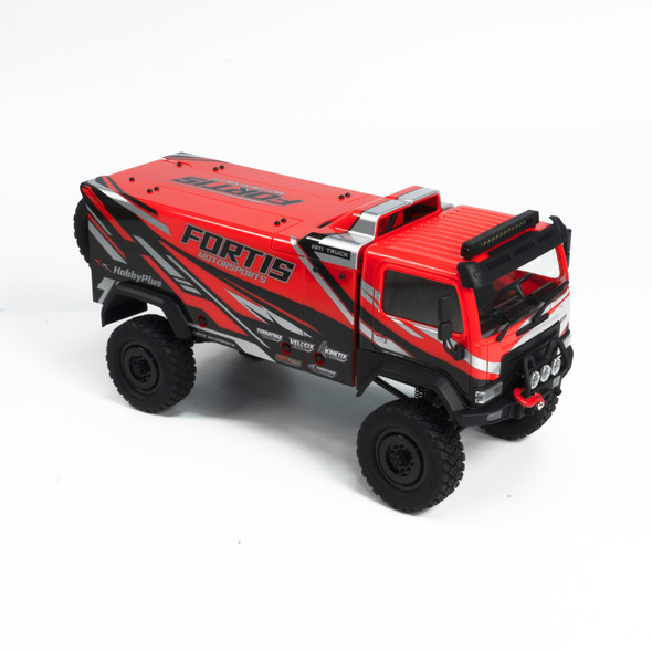 HobbyPlus DKR-4 FORTIS 1/18 4WD Rally Raid Truck RTR Brushed / Red w/ Battery / Charger