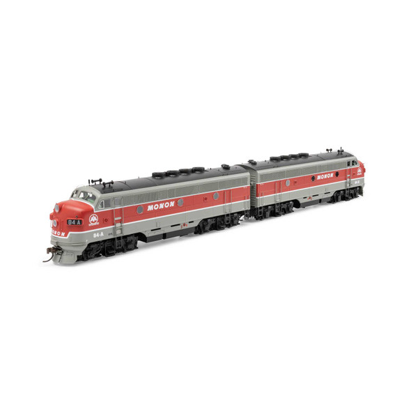 Athearn ATHG19581 F3A / F3B Locomotive Set (2Pcs) - Monon #84-A / #84B HO Scale