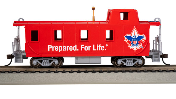 Bachmann 14007 Streamlined Caboose w/ Offset Cupola - Boy Scouts of America HO Scale