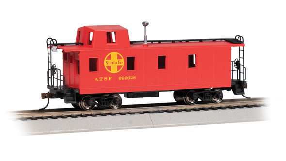 Bachmann 14008 Streamlined Caboose w/ Offset Cupola - Santa Fe #999628 HO Scale