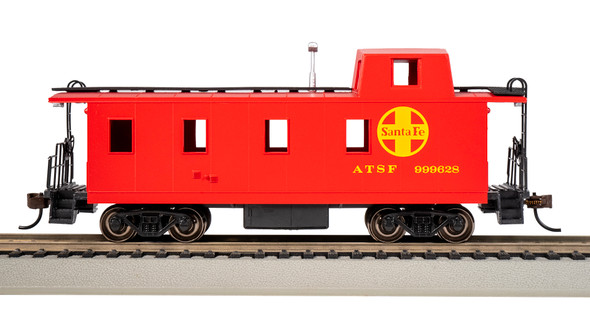 Bachmann 14008 Streamlined Caboose w/ Offset Cupola - Santa Fe #999628 HO Scale