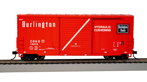 Bachmann 18206 Hi-Cube Boxcar - Burlington #19826 HO Scale