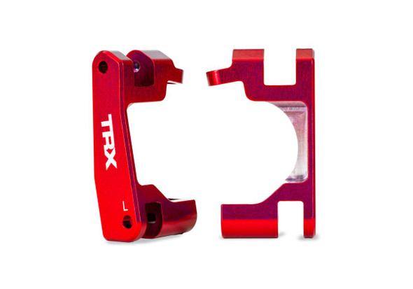 Traxxas 9063-RED Left & Right Alum Caster Blocks for Ford Raptor 4x4 Ultimate