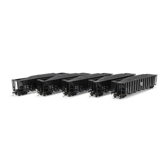 Athearn ATH98646 RTR 5-Bay Rapid Discharge Hopper ELFX #1 (5) HO Scale