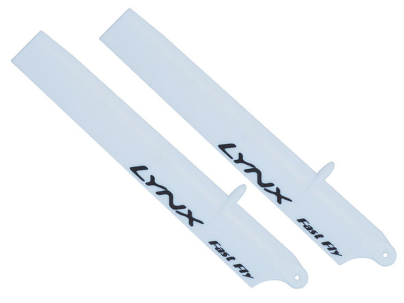 Lynx LX61358-SP-R Blade 130X Plastic Main Blade 135 mm Bullet Replica Edition White