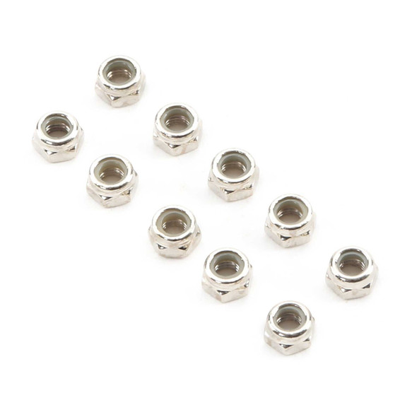 Losi  LOS-3946 Nylock Nut M5 STL (10) for 1/5 5IVE-T 3.0 Desert Truck