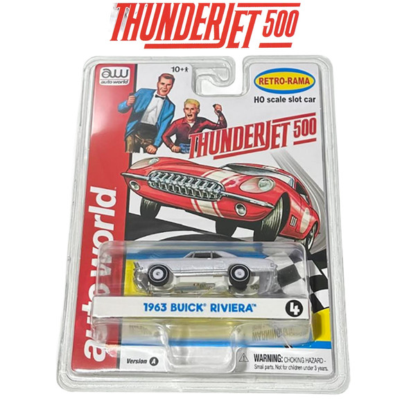 Auto World Thunderjet 1963 Buick Riviera iWheels HO Scale Slot Car