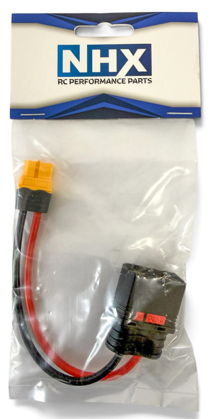 NHX RC QS8 Male Charge Lead w/ Female XT60 Input