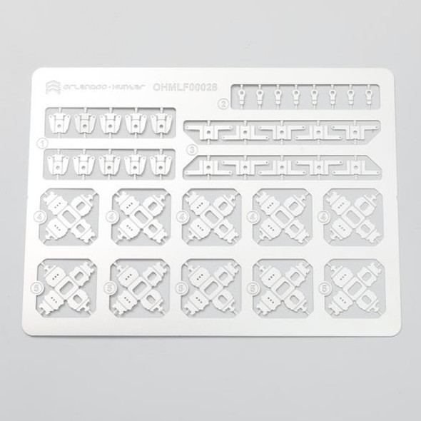Orlandoo Hunter Container Corner Etched Pieces for OH32T01 1/32 Scania R650 Semi Truck