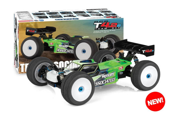Associated 80958 1/8 RC8T4.2e 4WD Electric Off-Road Competition Truggy Team Kit