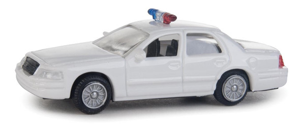 Walthers Ford Crown Victoria Police Interceptor Police Agency White HO Scale