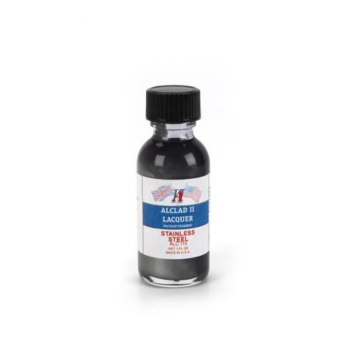 Alclad II Lacquers ALC115 Stainless Steel 1oz RC Lexan Paint Bottle