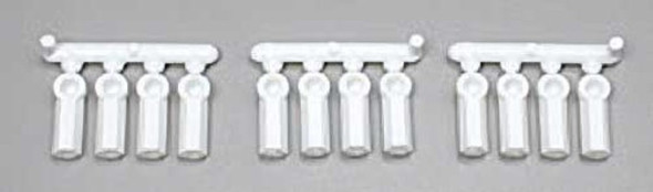 RPM 73381 Heavy Duty 4-40 Rod Ends White (12) Associated