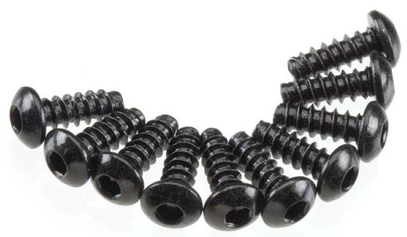 Axial AXA434 M3x8mm Hex Socket Tapping Button Head Black (10) EXO / Wraith / SCX10 / AX10