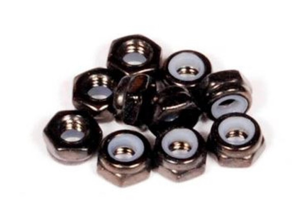 Axial AXA1052 M3 Thin Nylon Locking Hex Nut (Black) (10) EXO / AX10 / SCX10 / Wraith